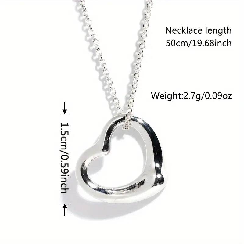 My Beautiful Wife- I Lava You- Hollow Heart Necklace - With Card In A Gift Box