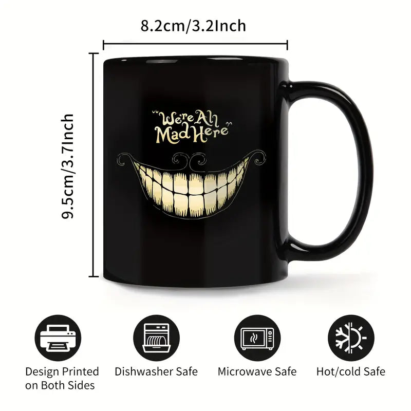We Are All Mad Here Halloween Ceramic Coffee Mug - 11 oz Mug