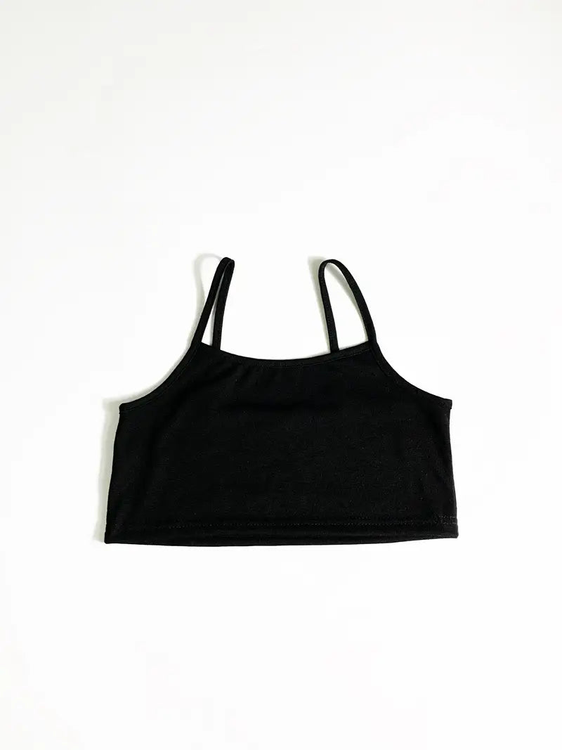 Solid Crop Cami Top
