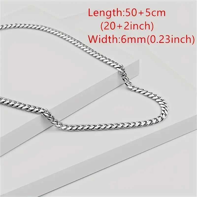 Son- Cuban Link Chain Necklace Gift