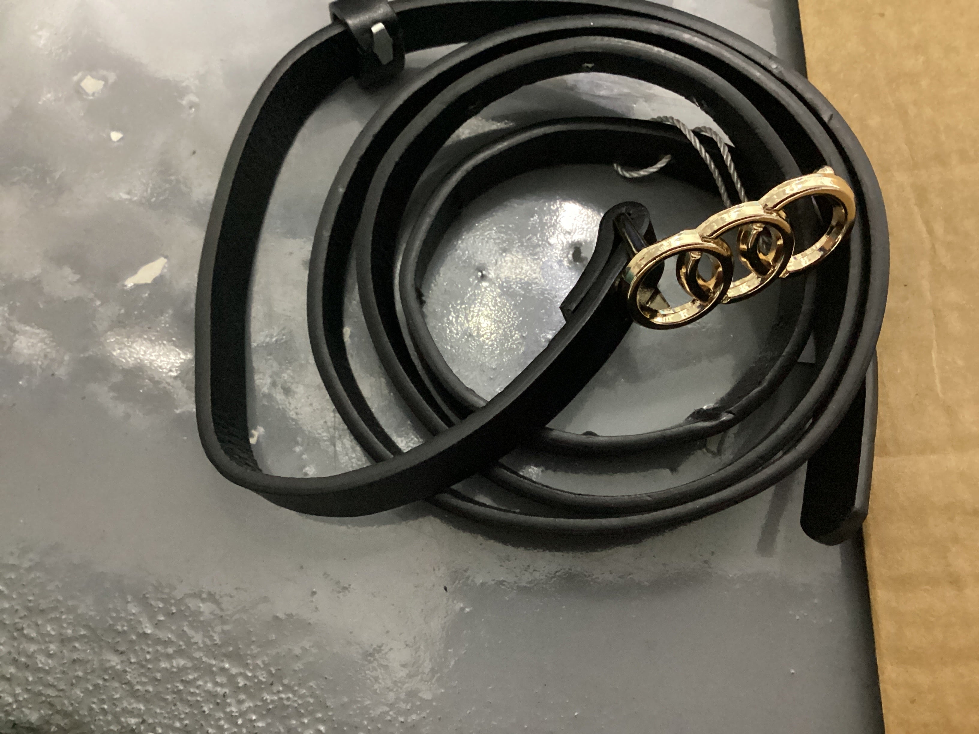 Skinny Buckle Belt (sold seperately)
