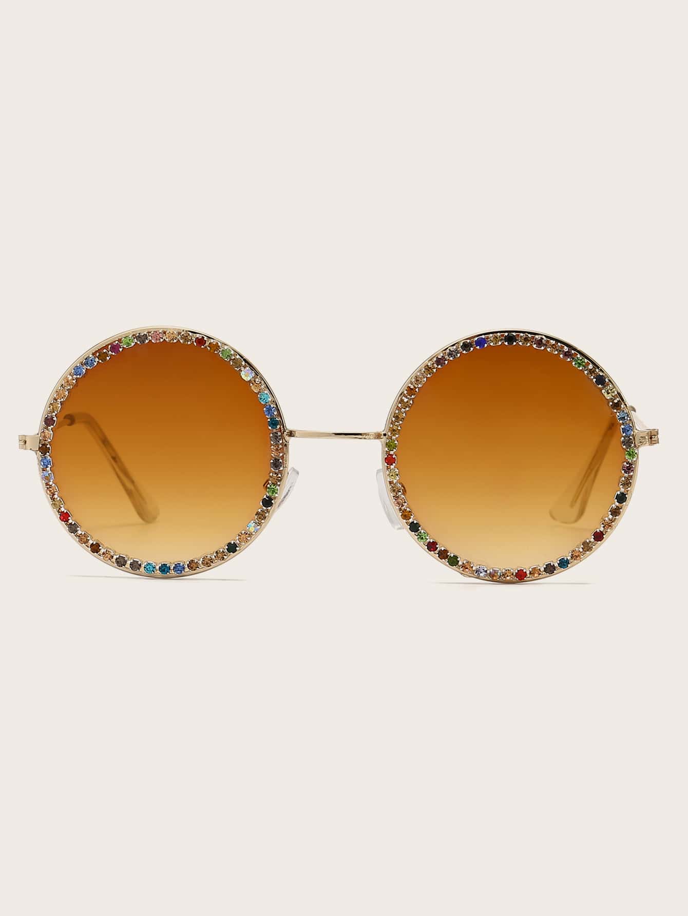 Super Sexy Round Rhinestone Sunglasses