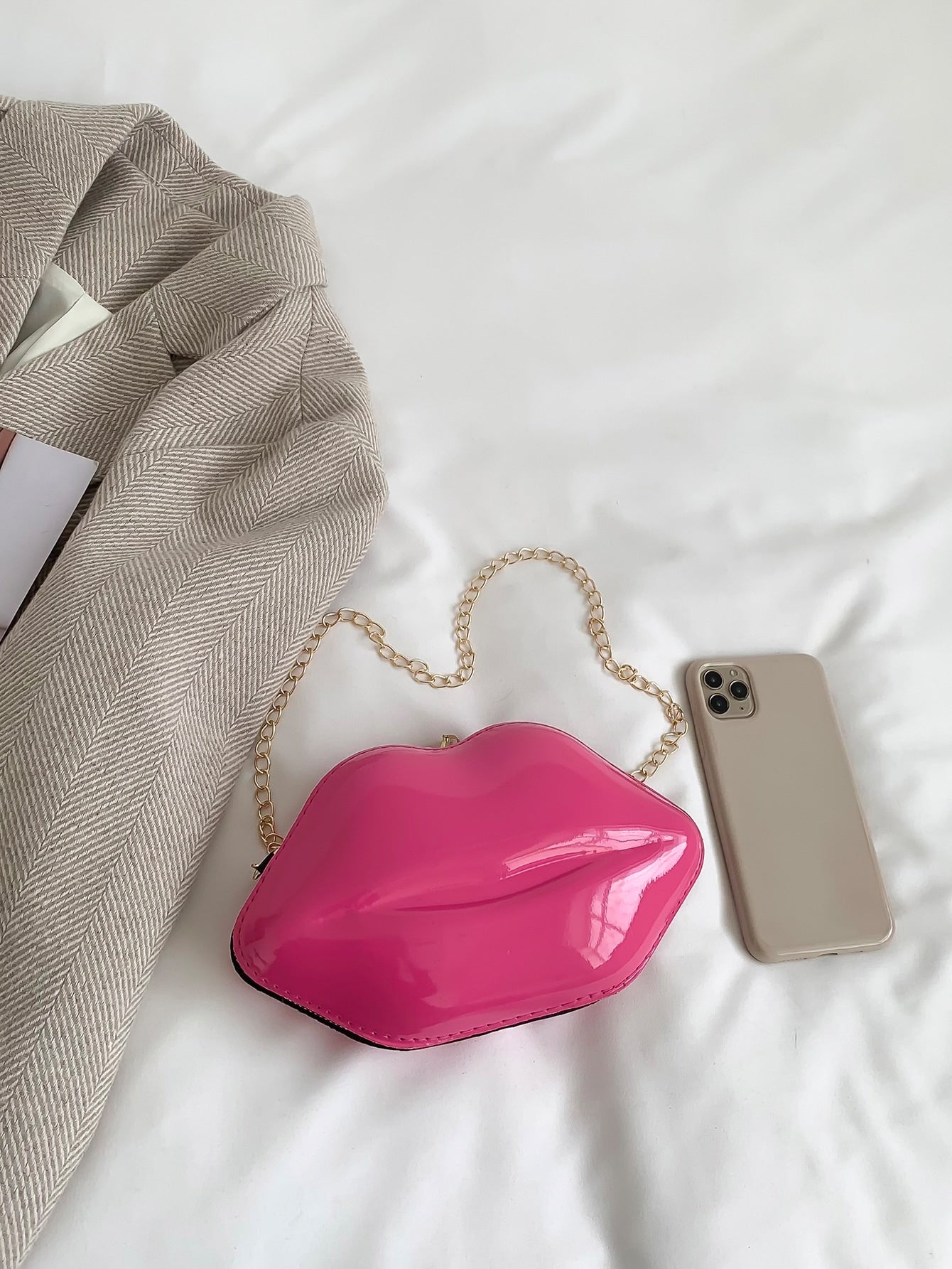 Lip Design Novelty Bag