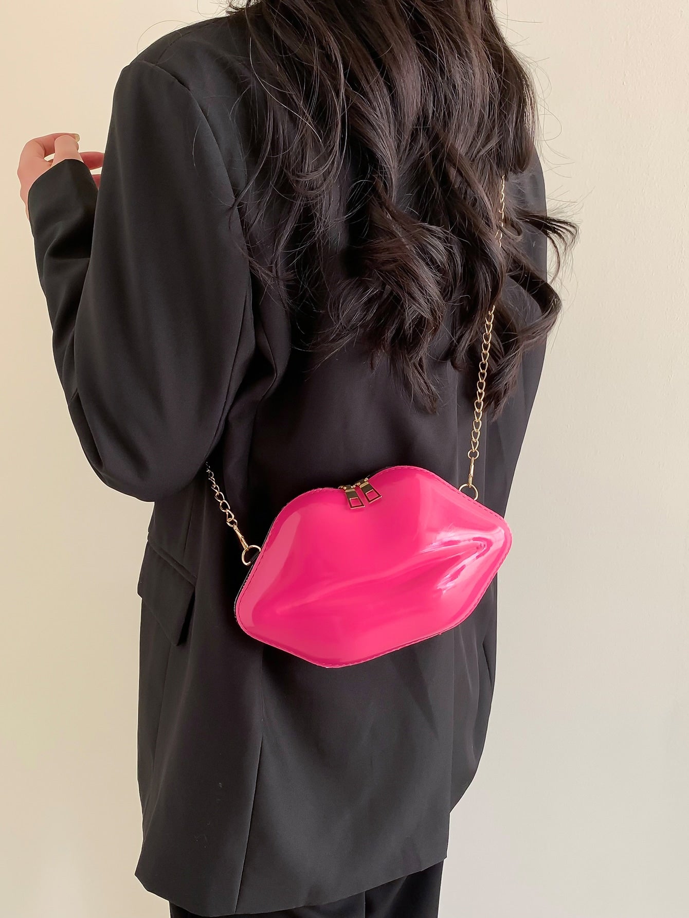 Lip Design Novelty Bag
