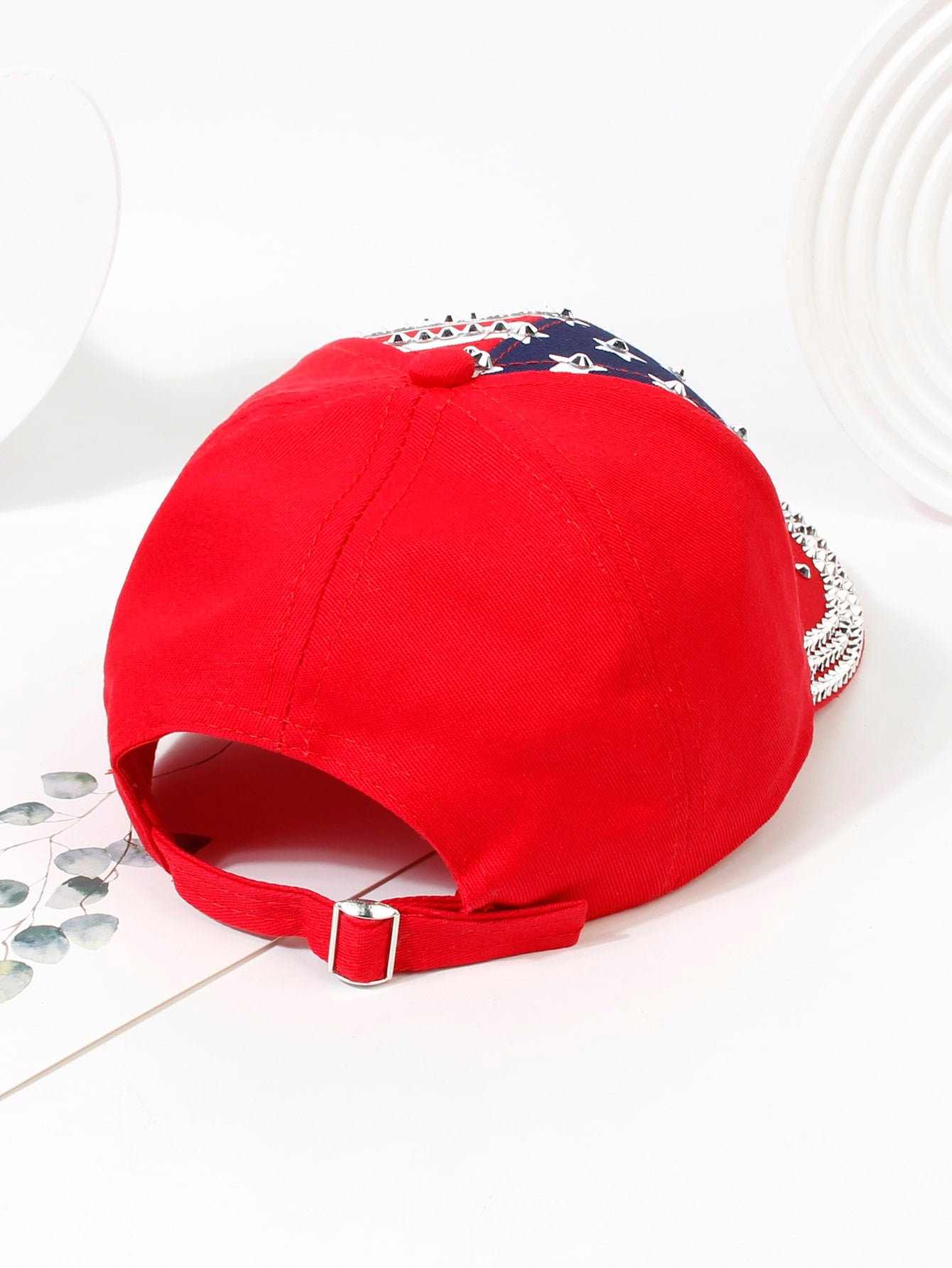 Rhinestone American Flag Baseball Cap