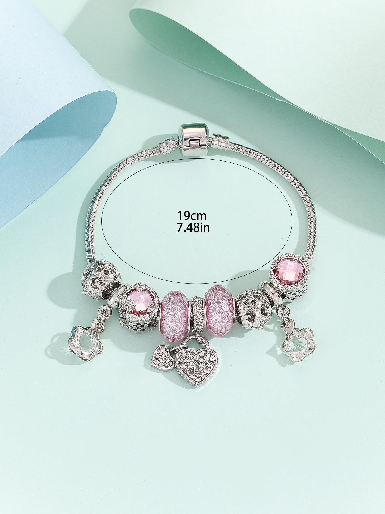 Heart Charm Bracelet