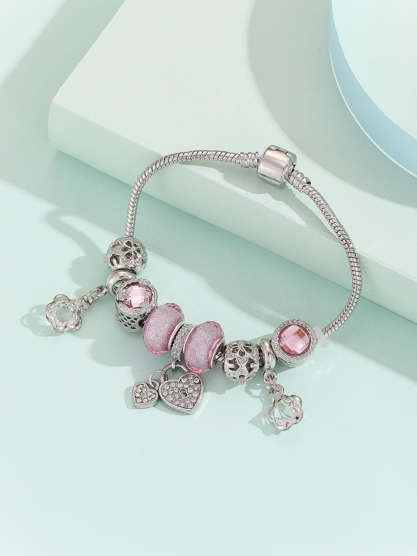Heart Charm Bracelet